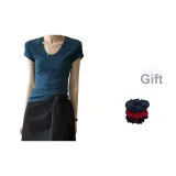 Морской синий (Случайный с подарками резинка для волос, 1 упаковка)