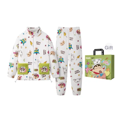 Gongdie x LABIXIAOXIN LIANMINGKUAN Пижамный комплект Унисекс Белый