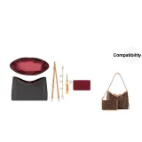 [Большой полный комплект 1] Маленький стиль с аркой, подкладка + сумка через плечо, комплект