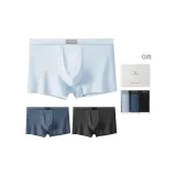 3-Пакет Подарочная Коробка Набор (Элегантный Черный + Темно-Синий Серый + Светло-Синий Серый) Телесный Ощущение Антибактериальный/Высокая Эластичность Гладкий