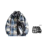 Далекий Небесный Синий (Гонконгский размер-90316) (Включает термический шарф)