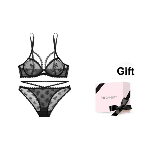MISS CURIOSITY Нижнее белье Подарочная коробка Женское Черный лебедь