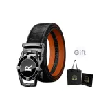 Металлическая пряжка, черный корпус