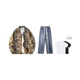 Комплект (Boonie Медведи + Темно-синие Джинсы) с бесплатной Футболкой