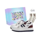 Темно-синий + Эксклюзивная обувь Коробка + Подарочные носки