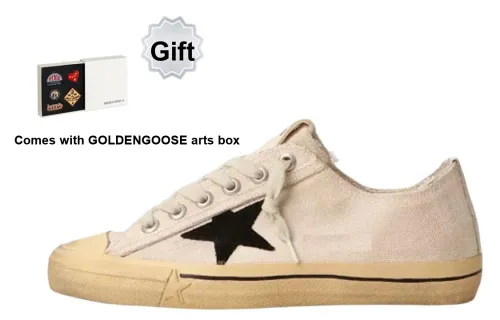 Golden Goose V Star Canvas Shoes Low Top Женские
