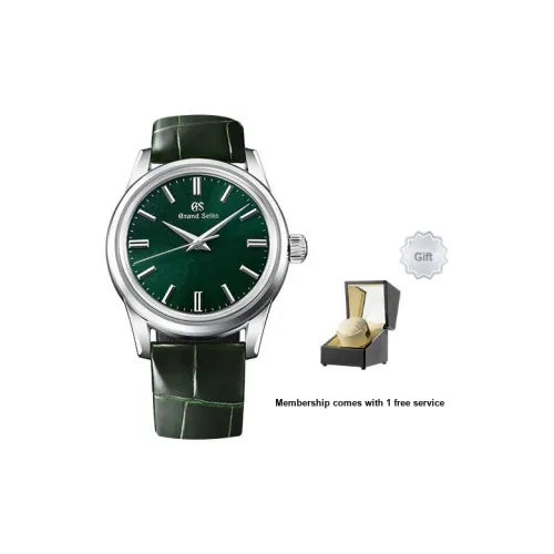 GRAND SEIKO Ручной Механический Movement Унисекс Часы 37,3mm*11,72mm Зеленые