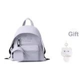 Светло-серый фиолетовый + эксклюзивная подвеска