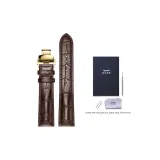 Темно-кофейный, глубокий коричневый, застежка-бабочка (золотой)