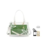 Белый Зеленый Бабочка (Жемчужно-белый с намеком на искру).