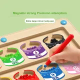 [3-6 лет] Магнитный, цветовая категория, лабиринт (30*30 см)