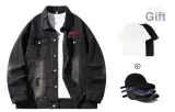 Black (В комплекте с футболкой + шапками и кепками) Red Embroidery