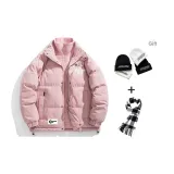 Светло-розовый (Включает шапку-бини + шарф)