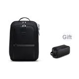 Классический черный + Сумка для туалетных принадлежностей [21 литр большой объем, встроенная память + ручная кладь + подходит для ноутбуков размером 16 дюймов + для коротких поездок на 1-3 дня]