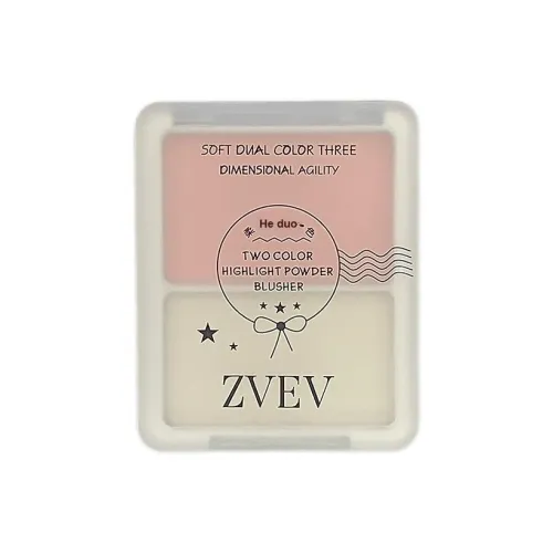 ZVEV Heartfelt 3D-эффект Хайлайтер Румяна Перламутровый Розовый Матовый