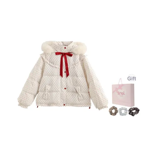 SNBL Белый Женский Пуховик