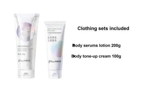 GN PEARL Hydrating Кремовый Набор для Ухода за Телом Осветляющий Тон Кожи Ароматический 200 мл + 100 мл