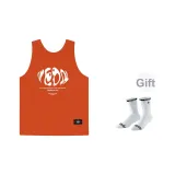 Лава Оранжевый + 1 упаковка баскетбольных носков (Стиль: Случайный, Цвет: Случайный).