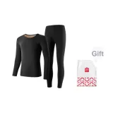 Черный - Круглый вырез [550 г, ультра теплая коллекция]