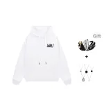 Белый (в комплекте с модным ожерельем и сумкой через плечо)