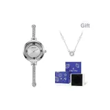 Серебряная полоска с серебряной пластиной (оригинальная коробка) + в комплекте с ожерельем