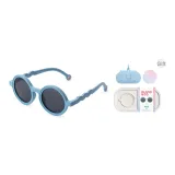 Коралловый риф, синий, круглый, матовый