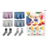 4 нижнего белья, 2 носков, коробка 3