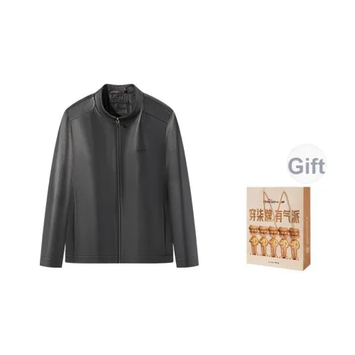 SEVEN Кожа Куртка Мужская Сумка для покупок Включено