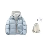 Дальний Небесный Лазурь (с Однотонной Внутренней Одеждой Свитшот Включена)