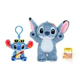 Стич Многоцветный Брелок + Стич Странный и Веселый Кукла + Поздравительная Открытка