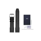 Чёрный, полотняное переплетение - серебряная шпилька [Пилот]