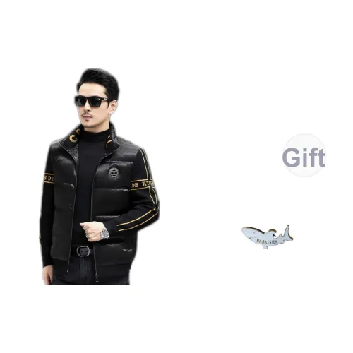 DABAISHA Черный Мужской Пуховик