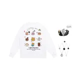 Белый (в комплекте с модным ожерельем и сумкой через плечо)