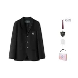 Мужской костюм Blackkizou Butler, в комплекте с пылезащитным чехлом + галстуком + значком