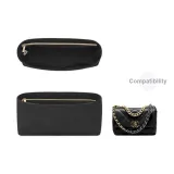 [Чисто Черный] Внутренний карман на молнии