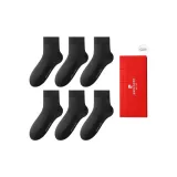 [6 пар в комплекте с коробкой] Черный *6