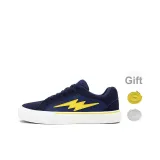 Темно-синие шнурки [Премиум улучшенные - более удобные и прочные] (включает 1 упаковку белых и желтых шнурков)