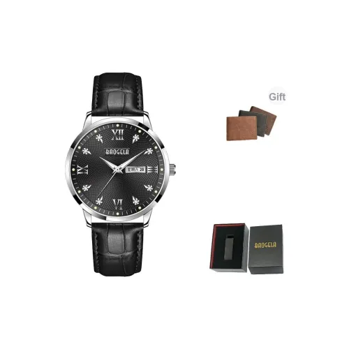 BAOGELA Кварцевый механизм Часы Мужские Белый циферблат