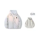 Экрю (Черный Двойной Поло Мячи) С подарками Вышивка Двойные Пуговицы Внутренний Свитшот