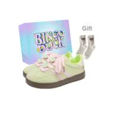 Зеленое яблоко + эксклюзивная коробка для обуви + подарочные носки