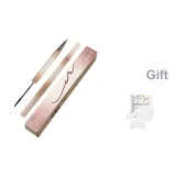 Z296 3D Эффект Двойная Головка Формирование Кисть для Бровей Олівець [02 Американский Коричневый Коричневый] 1 Штука [Включает Портативные Хлопковые Пады]