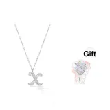 Сверкающий ожерелье с буквой [X]