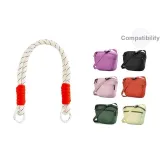 Белый Оранжевый шнурок 31 см