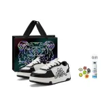 Белый/Черный (Сумка для покупок + Шнурки)