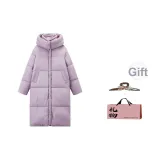 Темно-фиолетовый + с подарками заколка-краб + эксклюзивная сумка для покупок