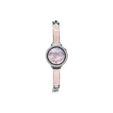 Серебряный [Розовый] Позолоченный Часы Цепочка + Серебряная Ажурная Одиночная Коробка