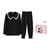 Чёрный с рюшем