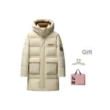 Экрю, с подарками заколка-краб + эксклюзивная сумка для покупок