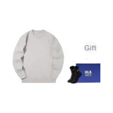 Бежевый абрикосовый узор 5A (комбо носки)