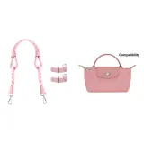 Лепесток Розовый Нейлон Веревка Плечевой ремень с Нет-Отверстием Пряжка